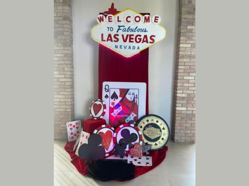 Decoración De Evento Tema “Casino Welcome To Las Vegas”
