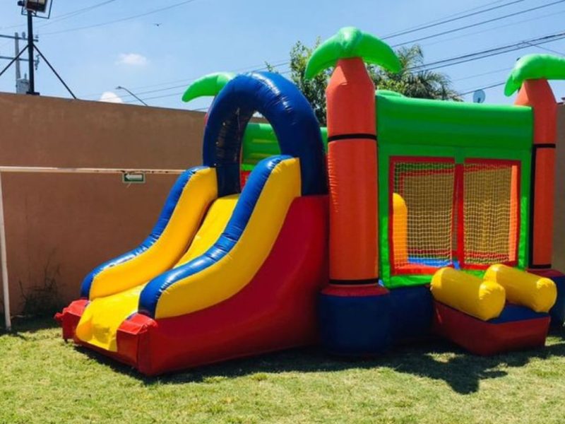 Renta de Inflable con Palmas