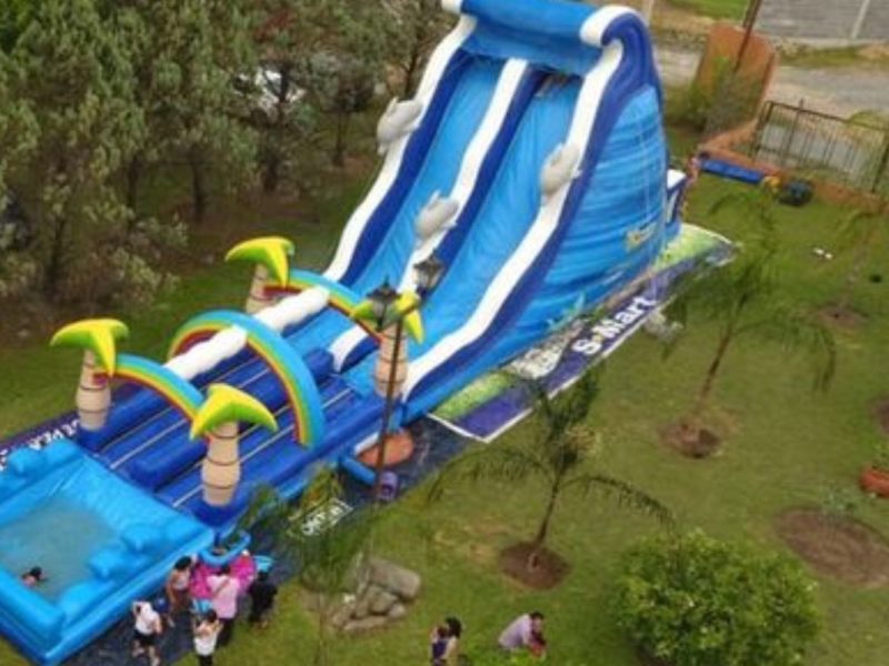 Renta de Tobogán Inflable 8 Metros de Alto