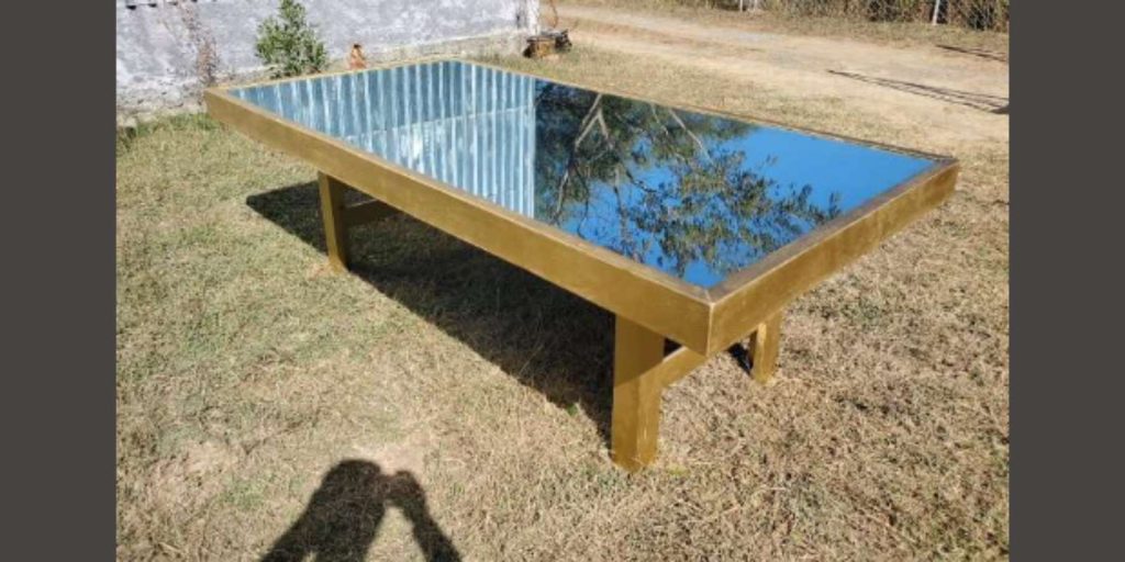 Renta de mesa de espejo para postres