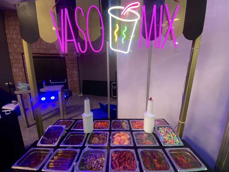 Carrito de Shots, Snack Bar, Elotes, Bebidas, Cámaras 360, Decoración, Letras gigantes