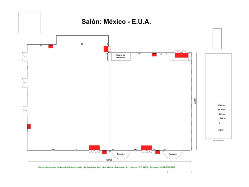 Renta de Salón México-EUA para posadas en Cintermex